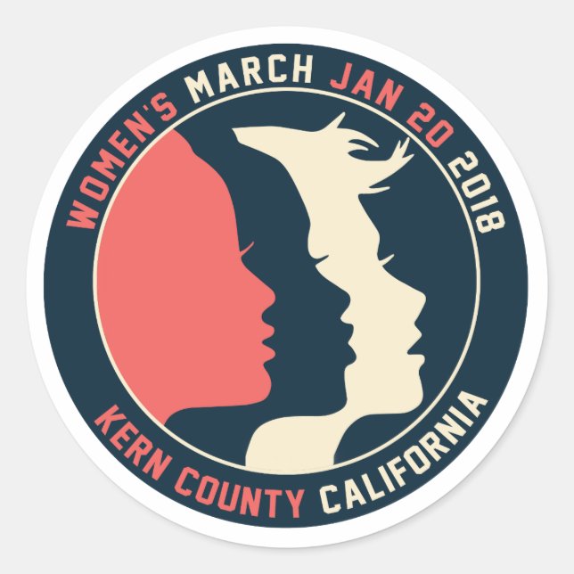 Rond 3 en Sticker - Feuille de 6 (Devant)