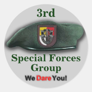 Rond 3e Sticker des forces spéciales pour vétérans des