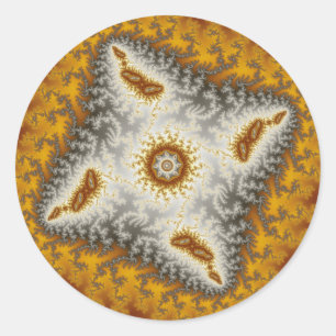 Rond Alien - Sticker fractal