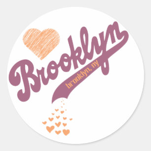 Rond Amour Pour Brooklyn Sticker