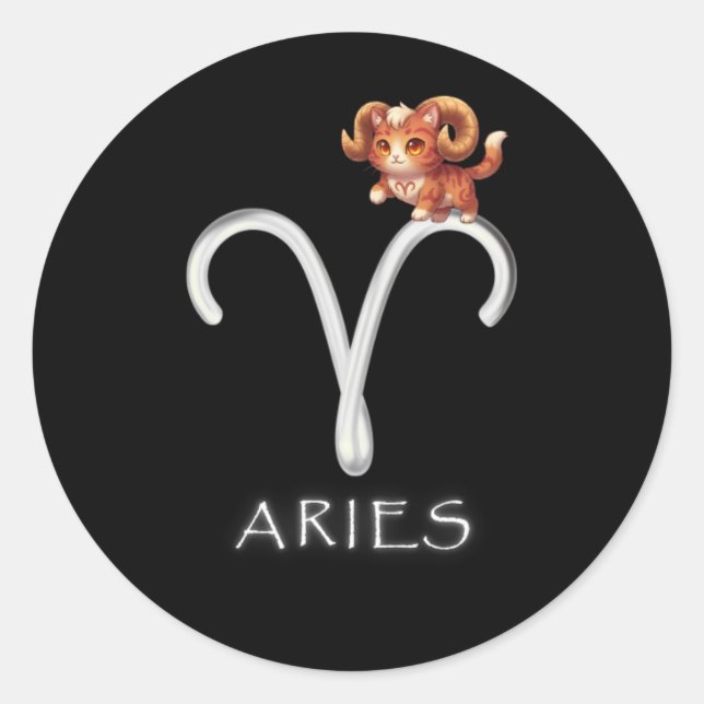 Rond Aries Sticker (Devant)