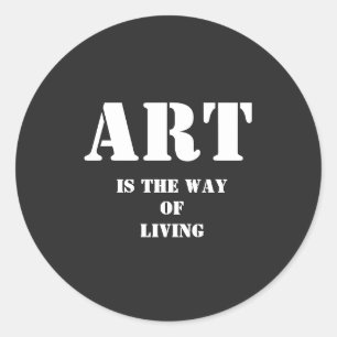 Rond Art cadeau Art sticker Artist Gift Artist Cute