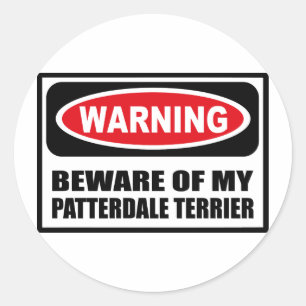 Rond Avertissement MÉFIEZ DE MON Sticker PATTERDALE TER
