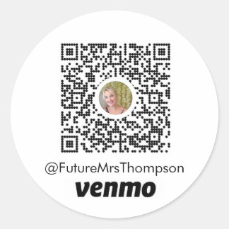 Rond Bachelorette Achetez-lui un Verre Venmo Sticker