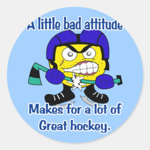 Rond Bad Attitude Sticker