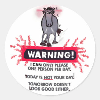 Rond Bad Day Sticker