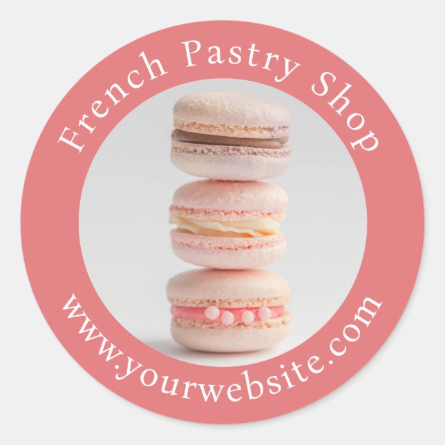 Rond Baking photo Sticker (Devant)