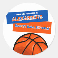 Basket-ball Anniversaire Bash Sticker