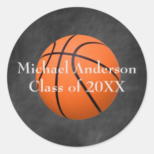 Rond Basket-ball sur tableau de bord - Sticker pour gra