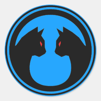 Rond Battle Cats Logo Sticker (feuille de 20)
