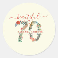Beau à 70 Anniversaire Sticker