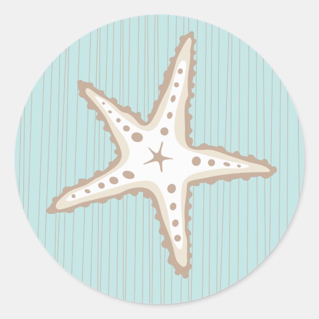 Rond Beau Sticker Starfish (Devant)