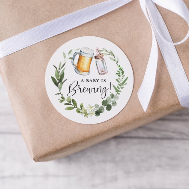 Rond Bébé brasse Classic Round Sticker (Créateur téléchargé)