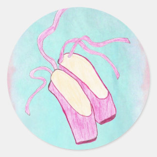 Rond Belle Chaussure de Ballet Sticker