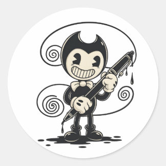 Rond Bendy Sticker | Bendy and the Ink Machine Vinyl Ch