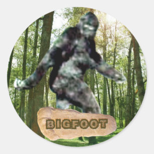 Rond Bigfoot Sticker