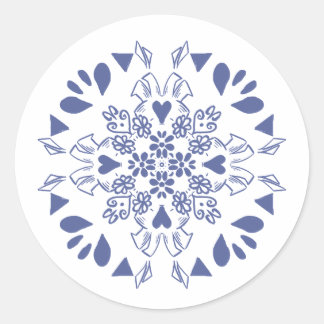 Rond Blekingesöm sticker