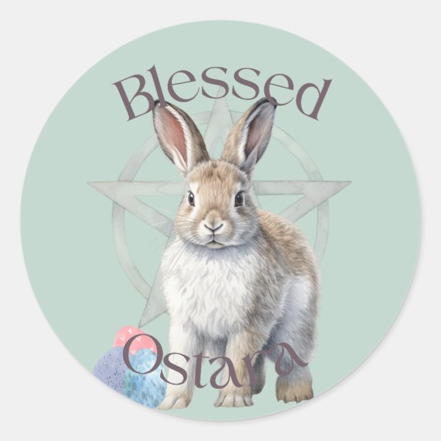 Rond Blessé Ostara Classic Round Sticker (Devant)