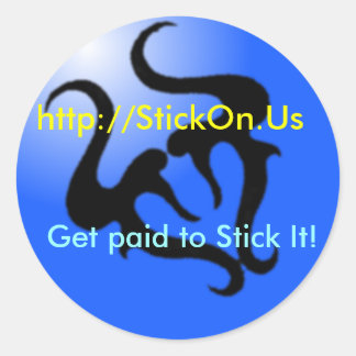 Rond Bleu logo Sticker