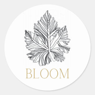 Rond BLOOM Sticker