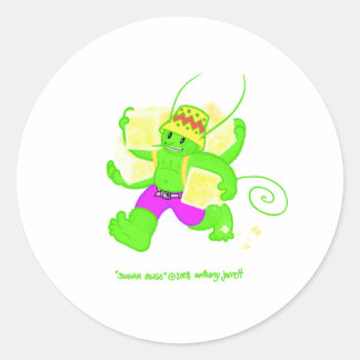 Rond Bogue sucre 4 pas logo Sticker