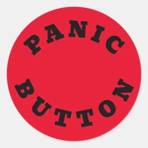 Rond BOUTON PANIQUE - Sticker