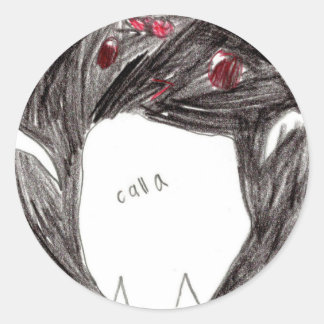 Rond Calla : Sticker en cercle