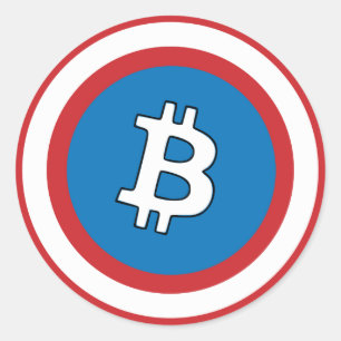 Rond Capitaine Bitcoin Sticker