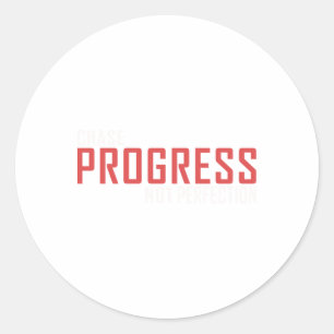 Rond Chase Progress not Perfection Sticker