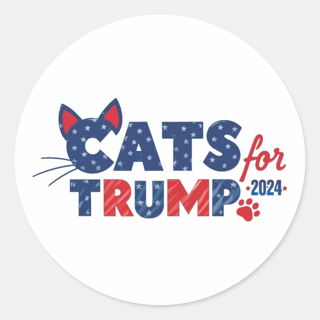 Rond Chats pour Sticker TRUMP (Devant)