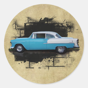 Rond Chevy Bel Air - Voitures classiques - Sticker 1955