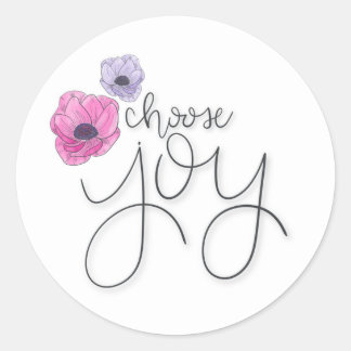 Rond Choisissez Joy Round Sticker