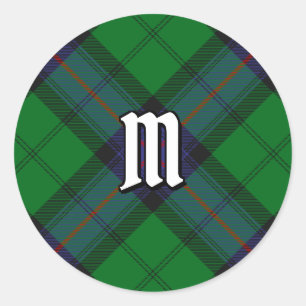 Rond Clan Armstrong Tartan Classic Round Sticker