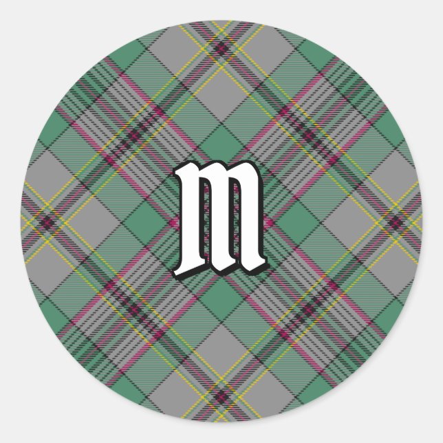 Rond Clan Craig Tartan Classic Round Sticker (Devant)