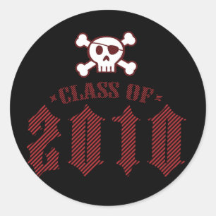 Rond Classe de Sticker Pirate 2010-Punky