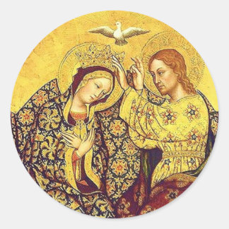 Rond Coronation de la bienheureuse Vierge Marie Sticker