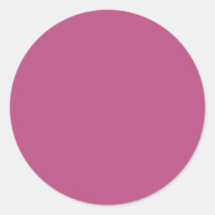 Rond Couleur de tendance - Sticker en Berry violet rose