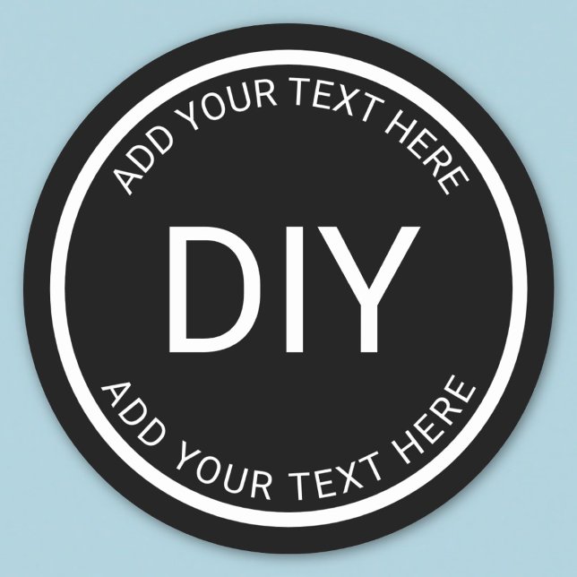 Rond Créez votre propre Sticker (Créateur téléchargé)