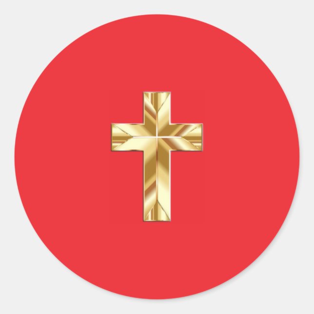 Rond cross sticker (Devant)