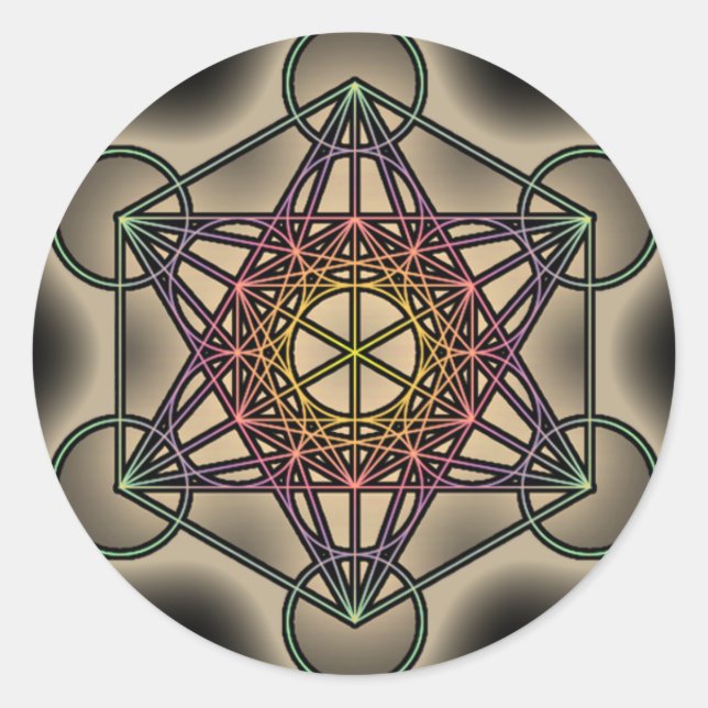 Rond Cube 2 de Metratron - Sticker (Devant)