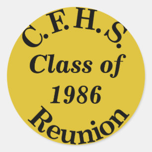Rond Cuyahoga Falls High School Reunion - sticker or