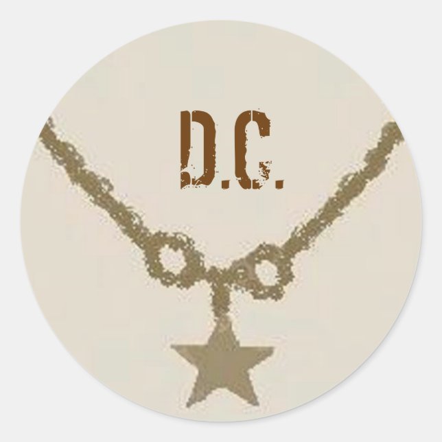 ROND D.C. STICKER (Devant)