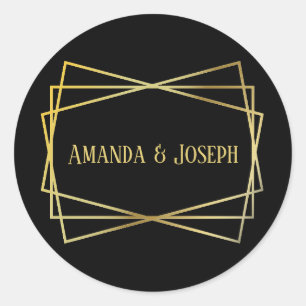 Rond Design noir moyen - Sticker circulaire