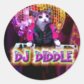 ROND DJ DIDDLE STICKER