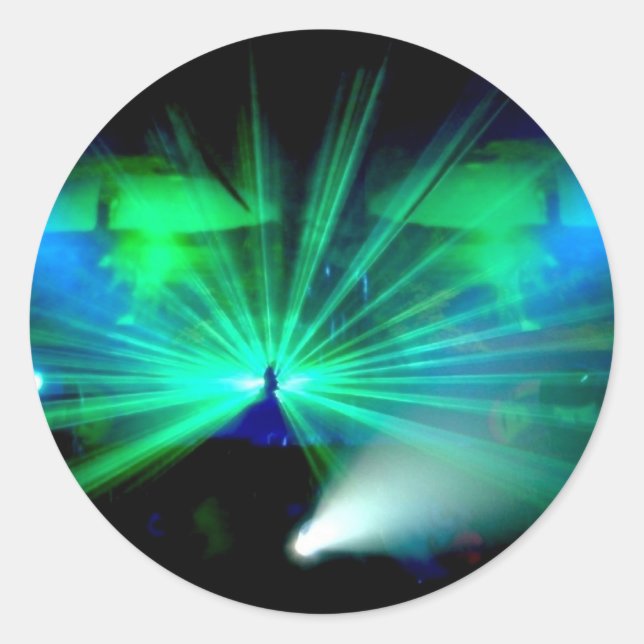 Rond DJ On The Decks sticker (Devant)