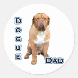 Rond Dogue Papa 4 - Sticker