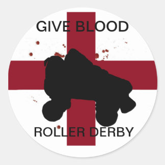 Rond Donnez à la bobine de sang Derby STICKER