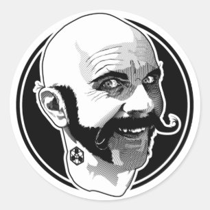 Rond Dr. Awkward Circle Sticker