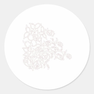 Rond Élever votre jeu de design avec Sticker ClassicRou