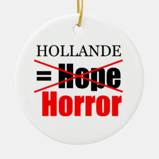 Rond En Céramique Hollande Pas D'Espoir = Horreur - R Ornement